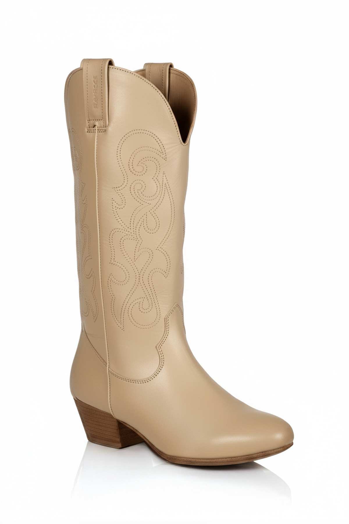 "Julia" Dark Tan Leather Outdoor Sole
